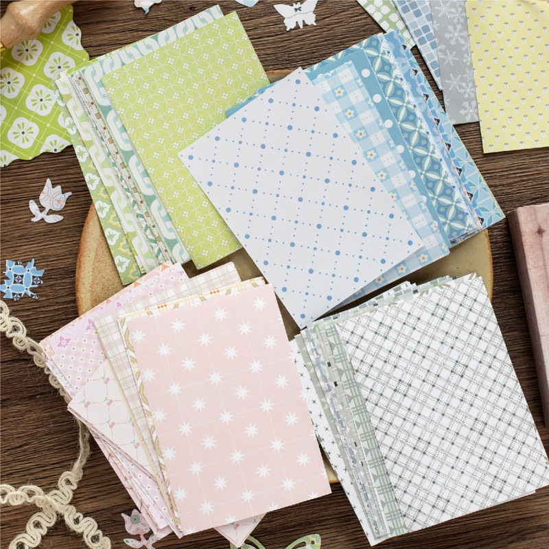 Vintage Junk Journal Scrapbooking Paper - عبوة واحدة/200 قطعة من ورق الخلفية