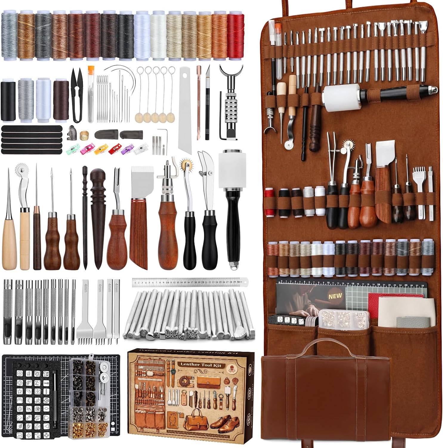 Craft Tools - طقم أدوات العمل بالجلد، مجموعة أدوات