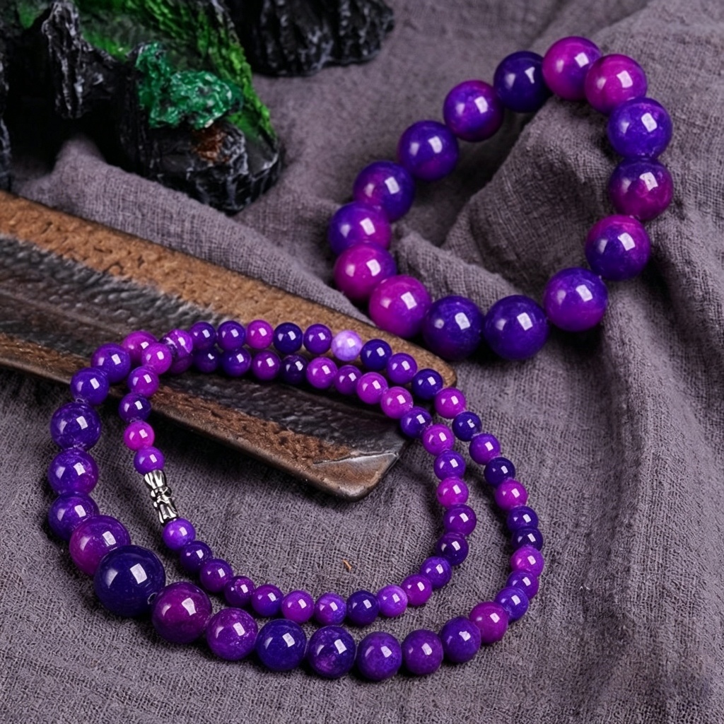 سوار وقلادة من الخرز الطبيعي ا - مراجعة Beading وسعره