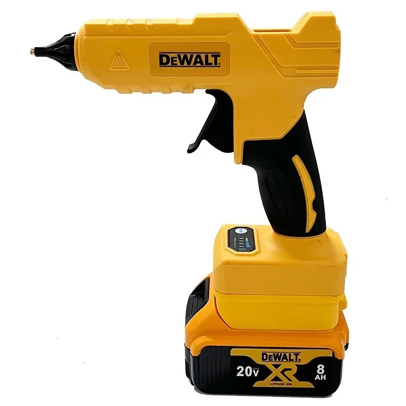 مسدس غراء كهربائي لاسلكي من دي - مراجعة Hot Melt Glue Gun Cordless وسعره