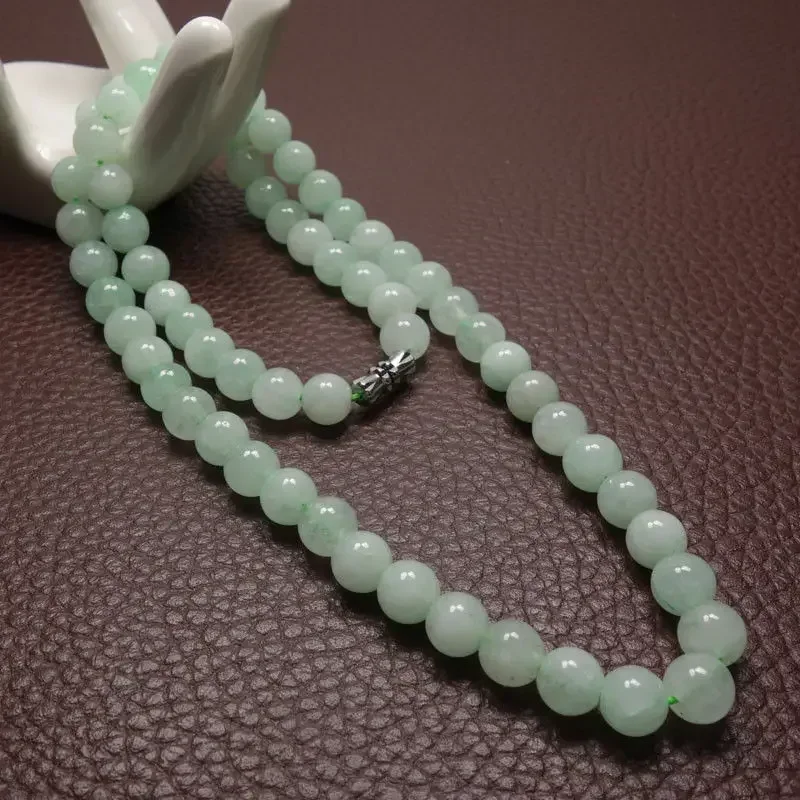 قلادة من خرز اليشم الأخضر بحجم - مراجعة Beading وسعره