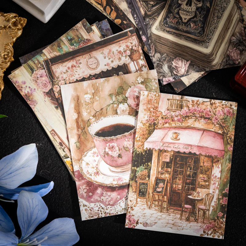JIANQI 100 قطعة المواد الورقية - مراجعة Vintage Junk Journal Scrapbooking Paper وسعره